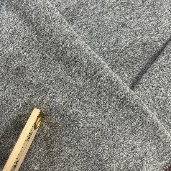 Abercrombie & Fitch Hoodie Mens Medium Gray Pullover New York NY Logo Sweatshirt - Picture 3 of 9